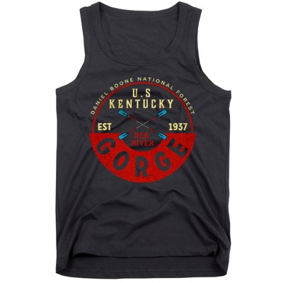 Red River Gorge Kentucky Aged Look Tank Top