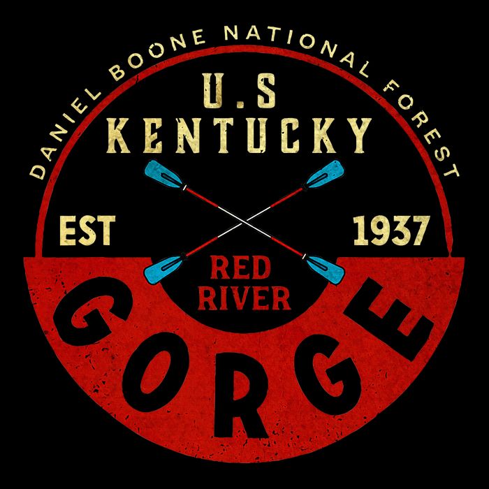 Red River Gorge Kentucky Aged Look Zip Tote Bag