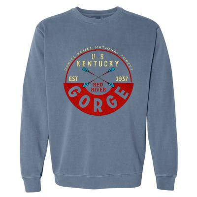 Red River Gorge Kentucky Aged Look Garment-Dyed Sweatshirt