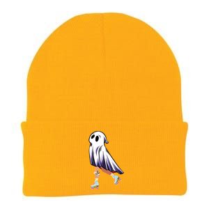 Rollerblade Roller Halloween Ghost Rolling Ghost Skating Cool Gift Knit Cap Winter Beanie