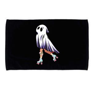 Rollerblade Roller Halloween Ghost Rolling Ghost Skating Gift Microfiber Hand Towel