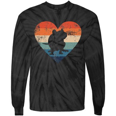 Rat Retro Heart Mouse Rodent Lover Rat Owner Tie-Dye Long Sleeve Shirt