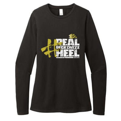 Real Reckonize Heel Salute Womens CVC Long Sleeve Shirt