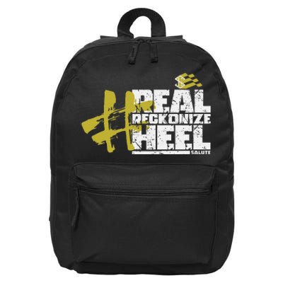 Real Reckonize Heel Salute 16 in Basic Backpack