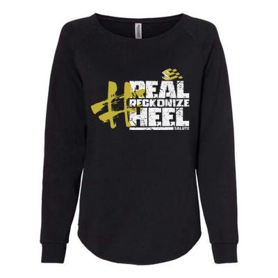 Real Reckonize Heel Salute Womens California Wash Sweatshirt