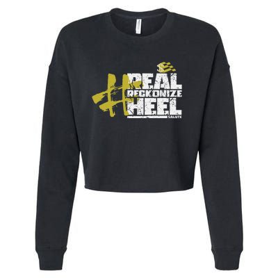 Real Reckonize Heel Salute Cropped Pullover Crew