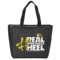 Real Reckonize Heel Salute Zip Tote Bag