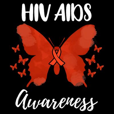 Red Ribbon Hiv Aids Awareness T-Shirt
