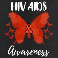 Red Ribbon Hiv Aids Awareness Adult Drive Performance Visor