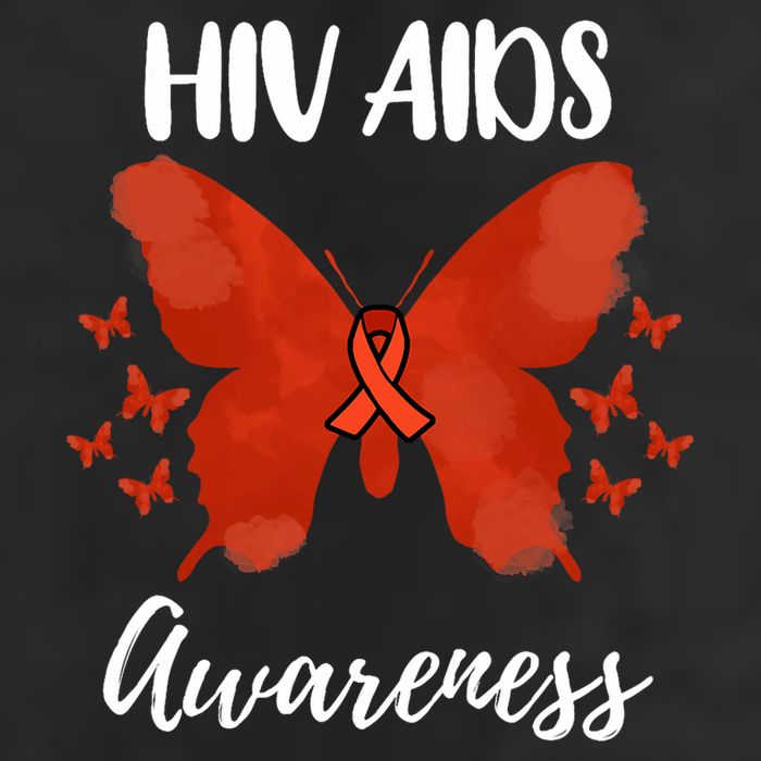 Red Ribbon Hiv Aids Awareness Adult Drive Performance Visor