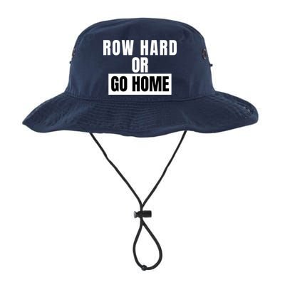 Rowing Row Hard Or Go Home For Crew Team Funny Rowing Rowing Crew Bucket Hat