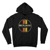 Retro Reykjavik Iceland Vintage Hoodie