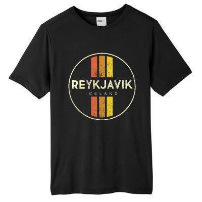 Retro Reykjavik Iceland Vintage Tall Fusion ChromaSoft Performance T-Shirt