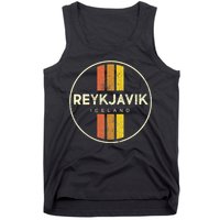 Retro Reykjavik Iceland Vintage Tank Top