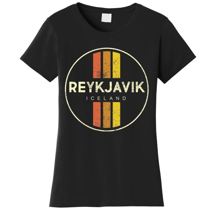 Retro Reykjavik Iceland Vintage Women's T-Shirt