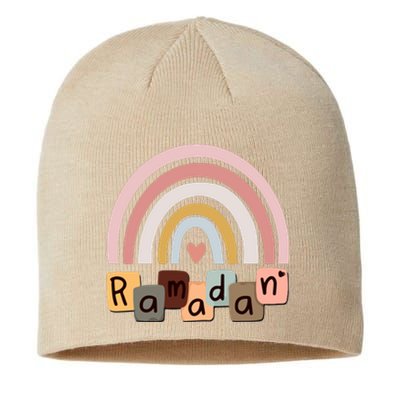 Rainbow Ramadan Islam Muslim Gift For Ramadan Mubarak Sustainable Beanie