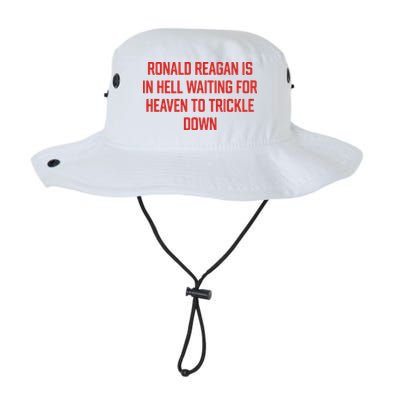 Ronald Reagan Is In Hell Waiting For Heaven To Trickle Down Bucket Hat