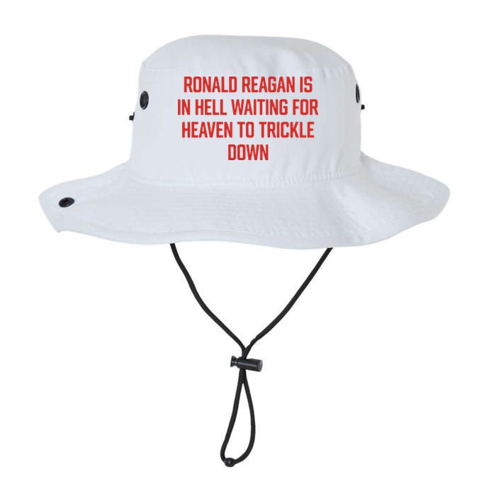 Ronald Reagan Is In Hell Waiting For Heaven To Trickle Down Bucket Hat