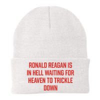 Ronald Reagan Is In Hell Waiting For Heaven To Trickle Down Beanie