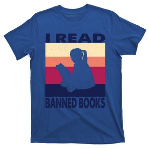 Reader Reading Image Picture Quote I Read Banned Books Cool Gift T-Shirt