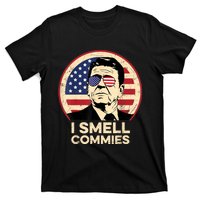 Ronald Reagan, I Smell Commies Patriotic American President T-Shirt