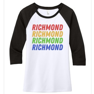 Richmond Women's Tri-Blend 3/4-Sleeve Raglan Shirt