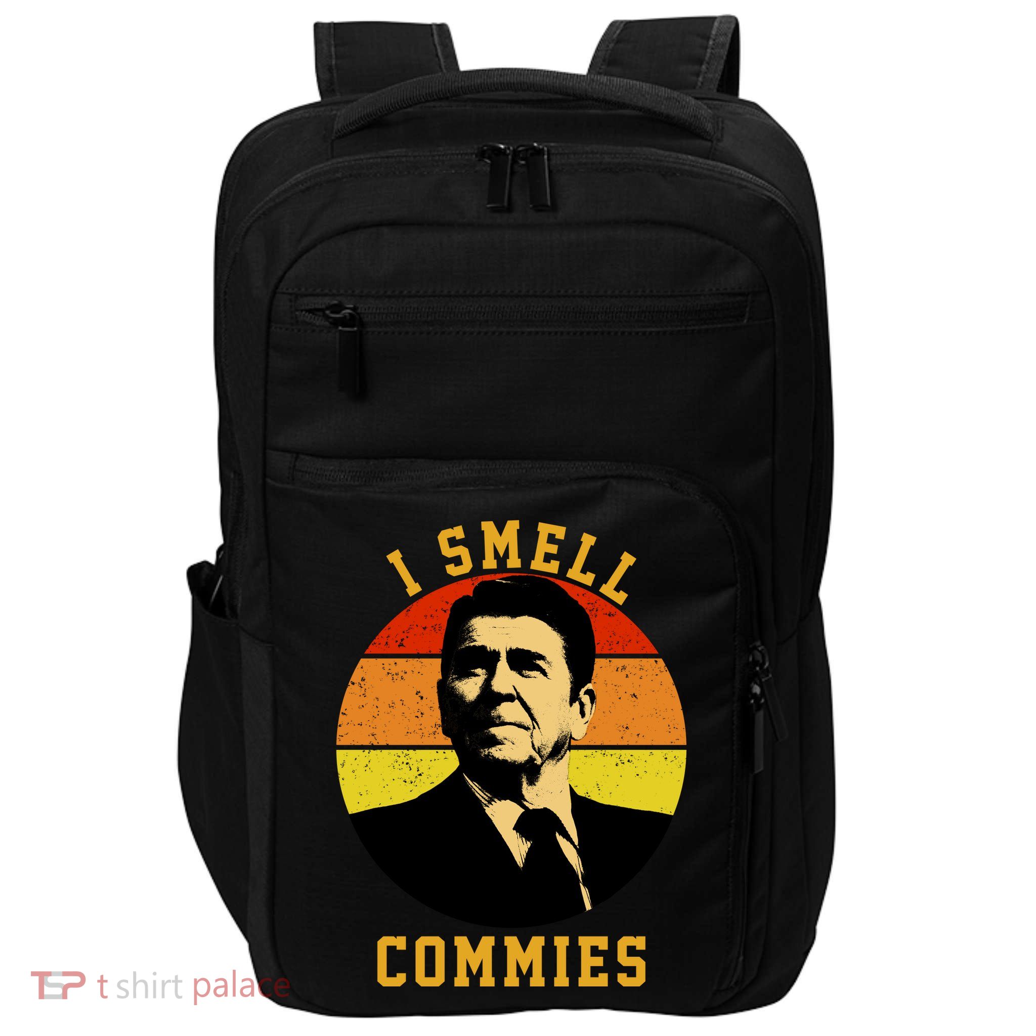 Ronald Reagan I Smell Commies Impact Tech Backpack