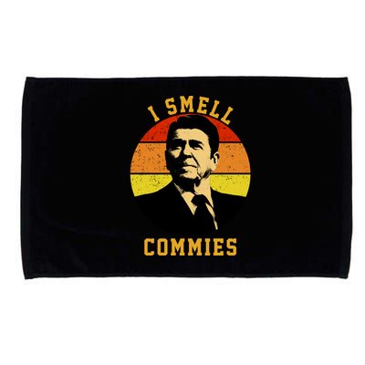 Ronald Reagan I Smell Commies Microfiber Hand Towel