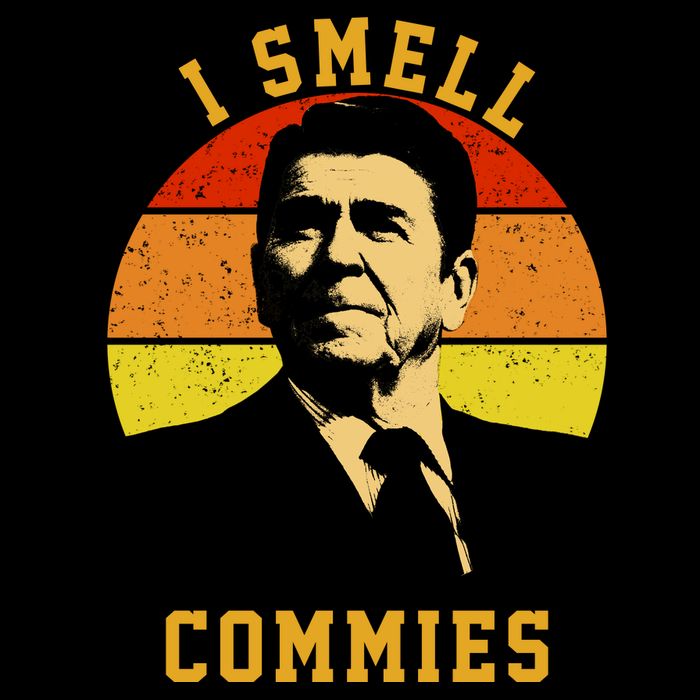 Ronald Reagan I Smell Commies Wool Snapback Cap