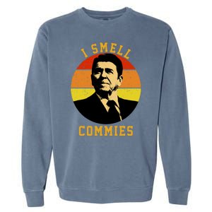 Ronald Reagan I Smell Commies Garment-Dyed Sweatshirt