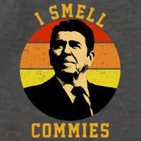 Ronald Reagan I Smell Commies Vector Backpack