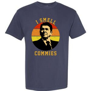 Ronald Reagan I Smell Commies Garment-Dyed Heavyweight T-Shirt