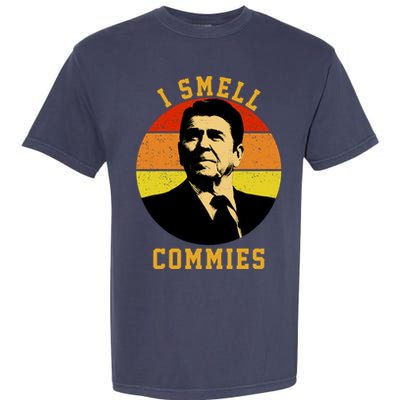 Ronald Reagan I Smell Commies Garment-Dyed Heavyweight T-Shirt