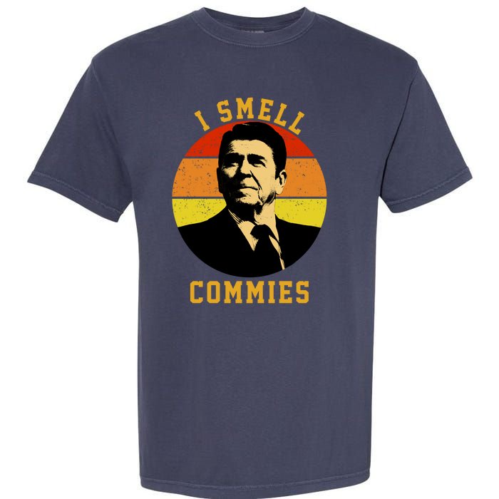 Ronald Reagan I Smell Commies Garment-Dyed Heavyweight T-Shirt