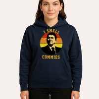 Ronald Reagan I Smell Commies Hoodie