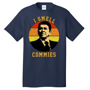 Ronald Reagan I Smell Commies Tall T-Shirt