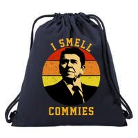 Ronald Reagan I Smell Commies Drawstring Bag