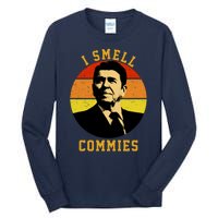 Ronald Reagan I Smell Commies Tall Long Sleeve T-Shirt