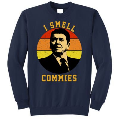 Ronald Reagan I Smell Commies Tall Sweatshirt