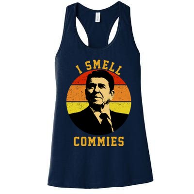 Ronald Reagan I Smell Commies Womens Tank Top