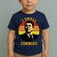 Ronald Reagan I Smell Commies Toddler T-Shirt