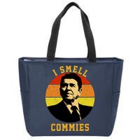 Ronald Reagan I Smell Commies Zip Tote Bag