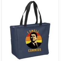 Ronald Reagan I Smell Commies Zip Tote Bag
