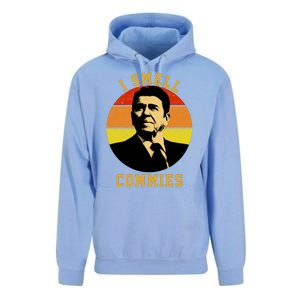 Ronald Reagan I Smell Commies Unisex Surf Hoodie