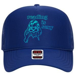 Rory Reading Is Sexy Cute Gift High Crown Mesh Back Trucker Hat