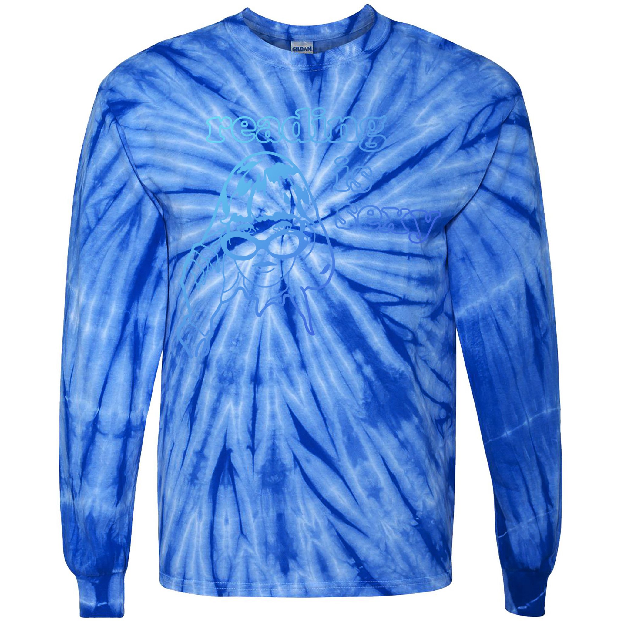Rory Reading Is Sexy Cute Gift Tie-Dye Long Sleeve Shirt