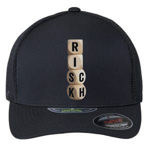 Risk Rich I Will Be Rich Earn Crypto Flexfit Unipanel Trucker Cap