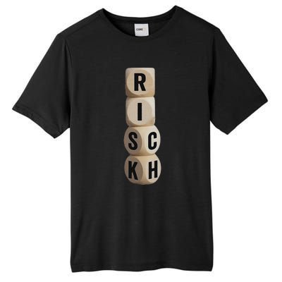 Risk Rich I Will Be Rich Earn Crypto Tall Fusion ChromaSoft Performance T-Shirt