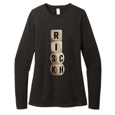 Risk Rich I Will Be Rich Earn Crypto Womens CVC Long Sleeve Shirt