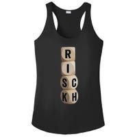 Risk Rich I Will Be Rich Earn Crypto Ladies PosiCharge Competitor Racerback Tank